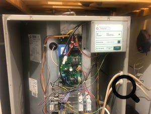 Pulsacoil A-Class, behind the front panel